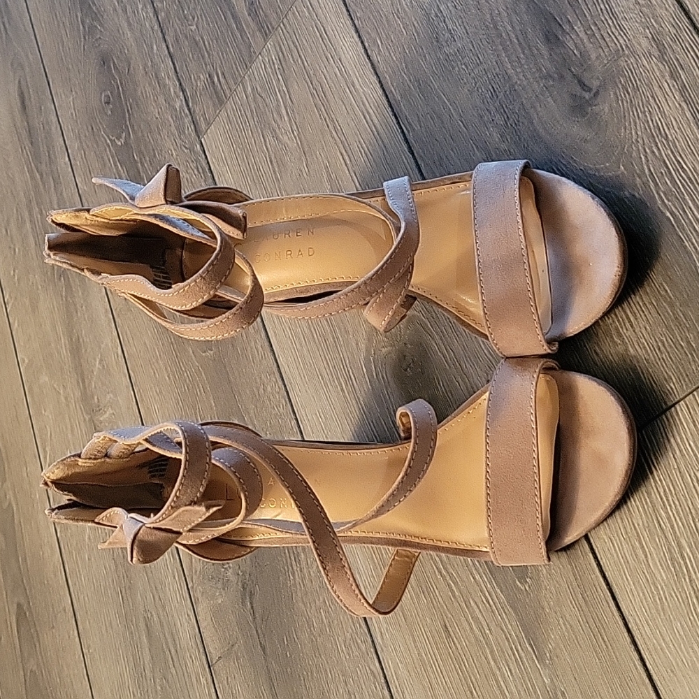 Lauren Conrad Walnut Women's High Heel Sandals size 7
